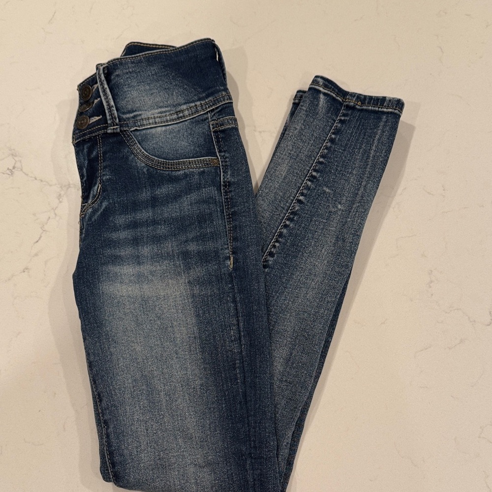 Wallflower Sassy High Rise Blue Jeans